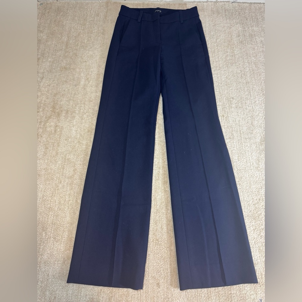 J Crew Navy Women's Wide-Leg Pants